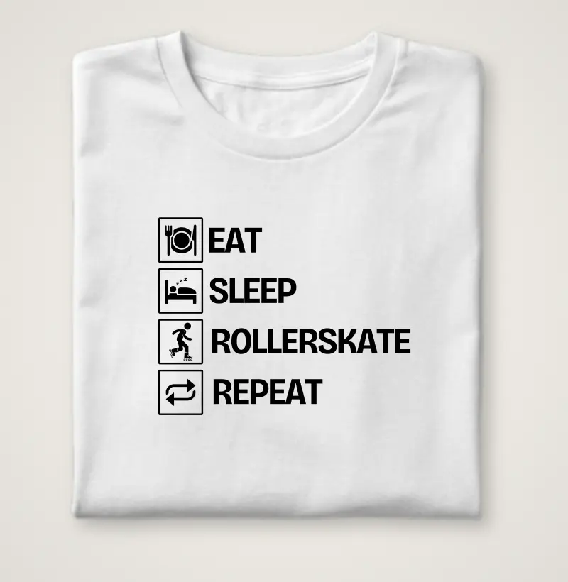Eat Sleep Rollerskate Repeat