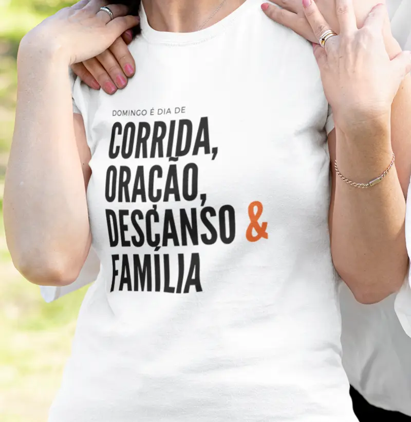 Corrida, Oração , Descanso e Família