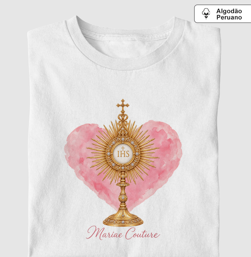 Eucaristia love - algodão peruano
