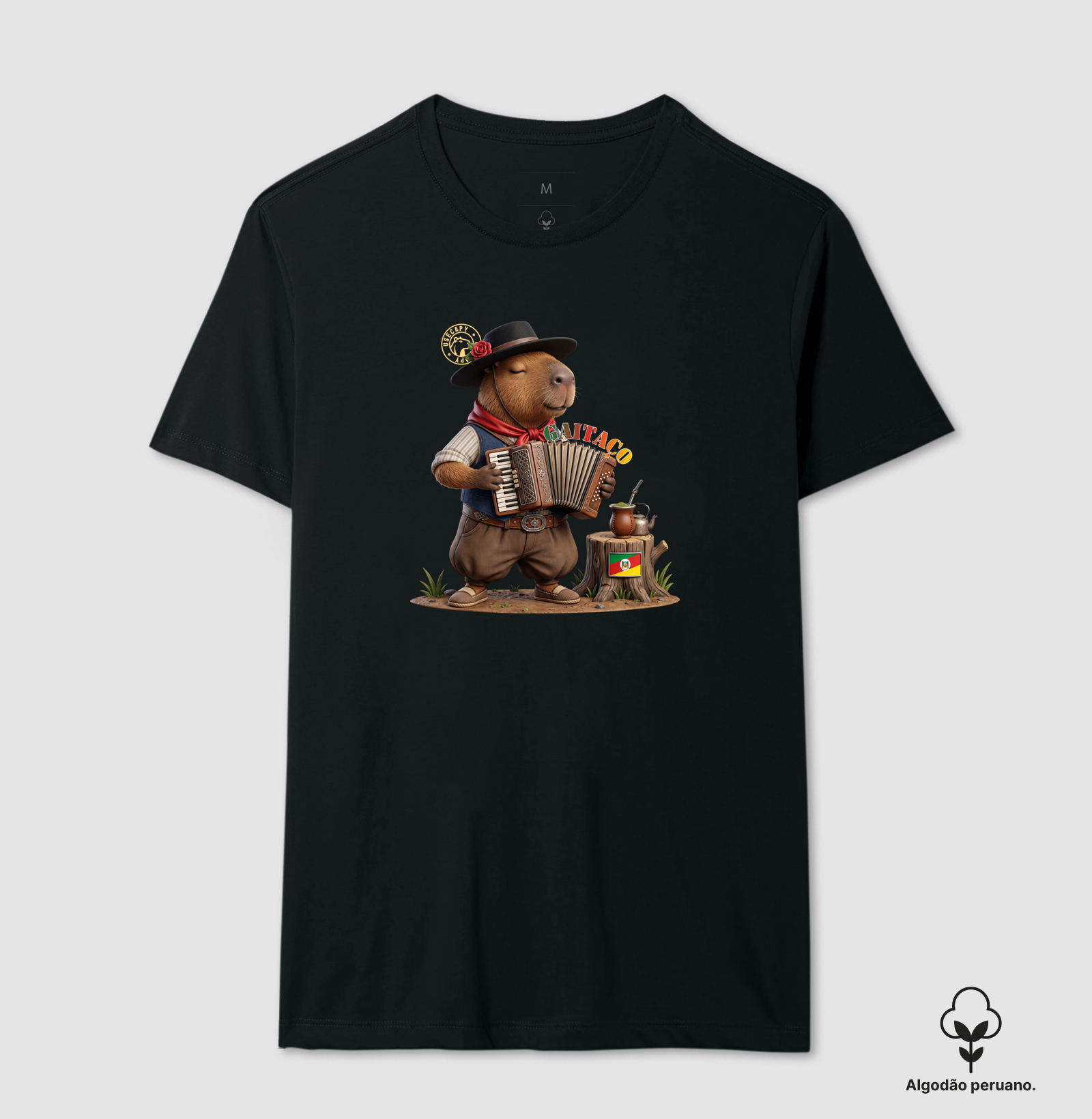 Gaitaço Capy - Camiseta Algodão Peruano
