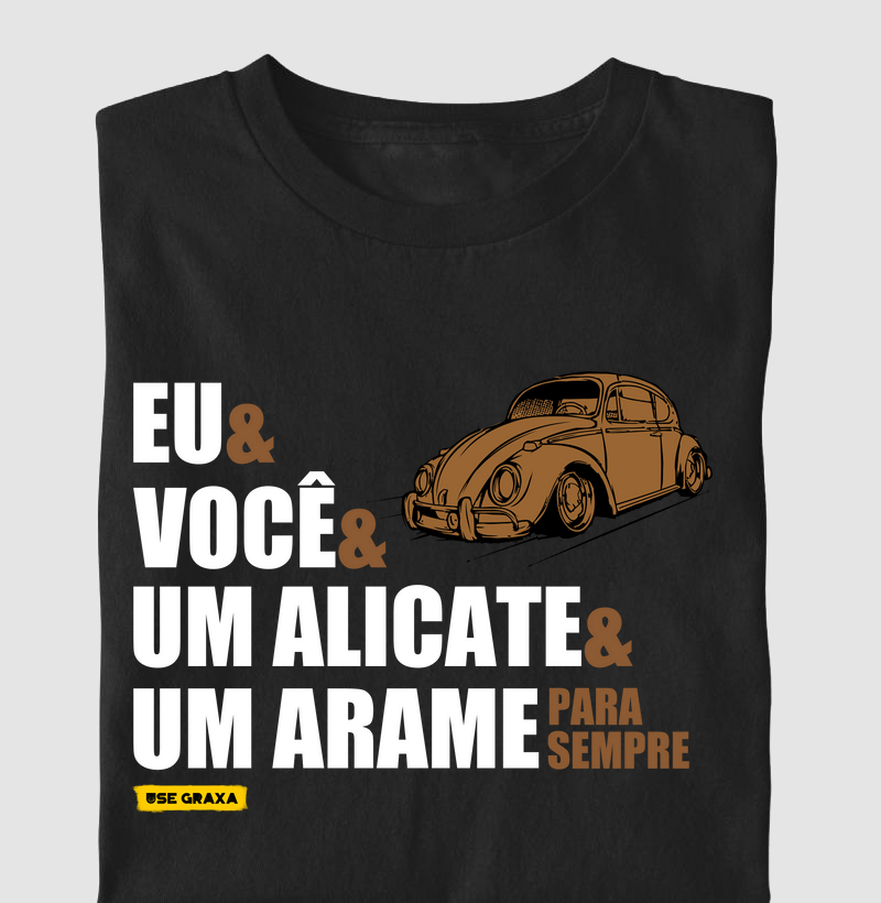 Eu e Você Para Sempre Fusca Marrom