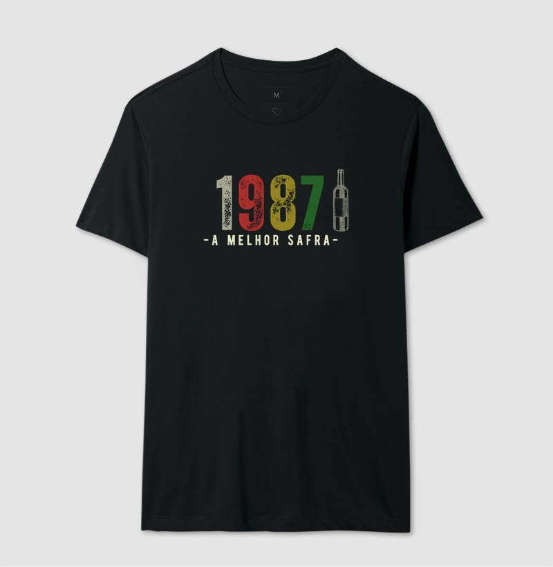 Camiseta Vinho - A Melhor Safra 1987