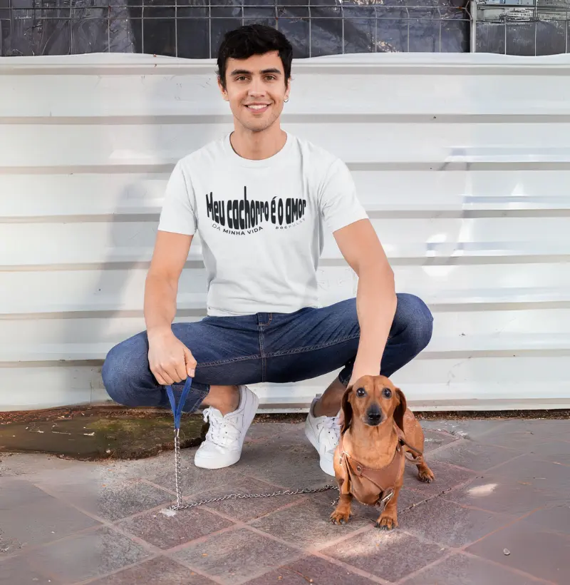 Camiseta Meu Cachorro é o Amor da Minha Vida Dog Pulse