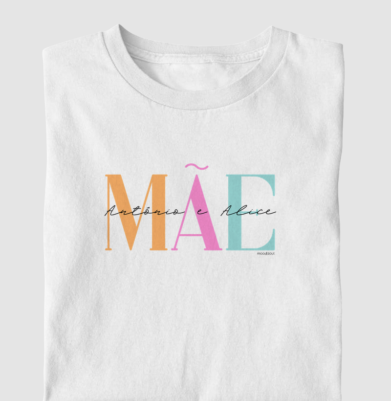 Mãe - filhos Antônio e Alice 