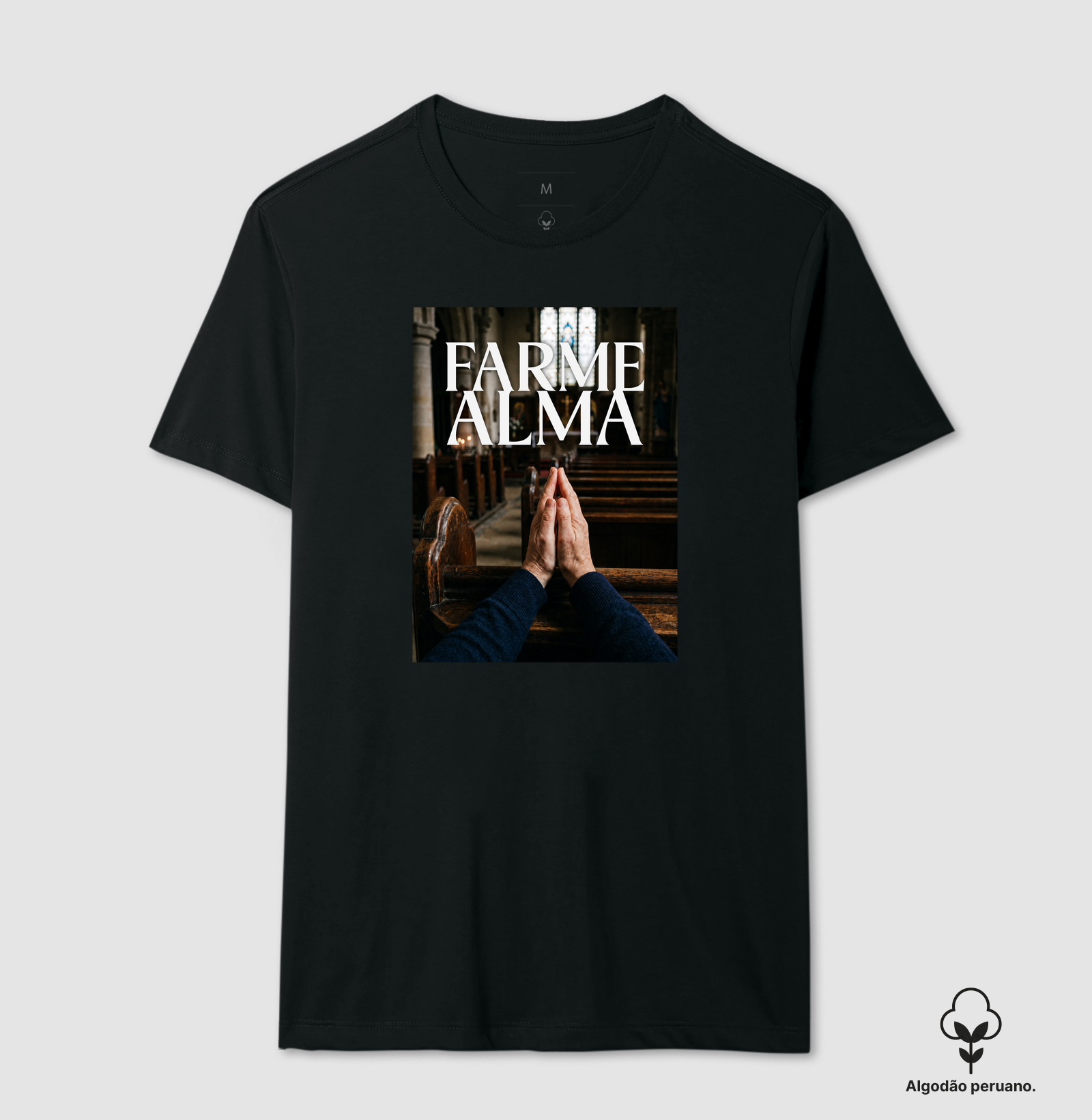 Farme Alma - Rezar - Camiseta Algodão Peruano