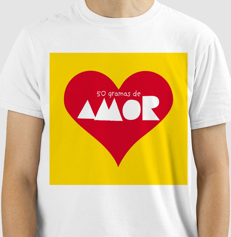 Camiseta Frevo - 50 gramas de Amor