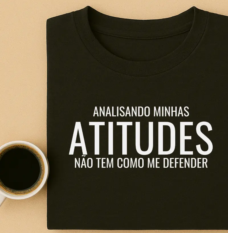 Analisando minhas atitudes não tem como me defender