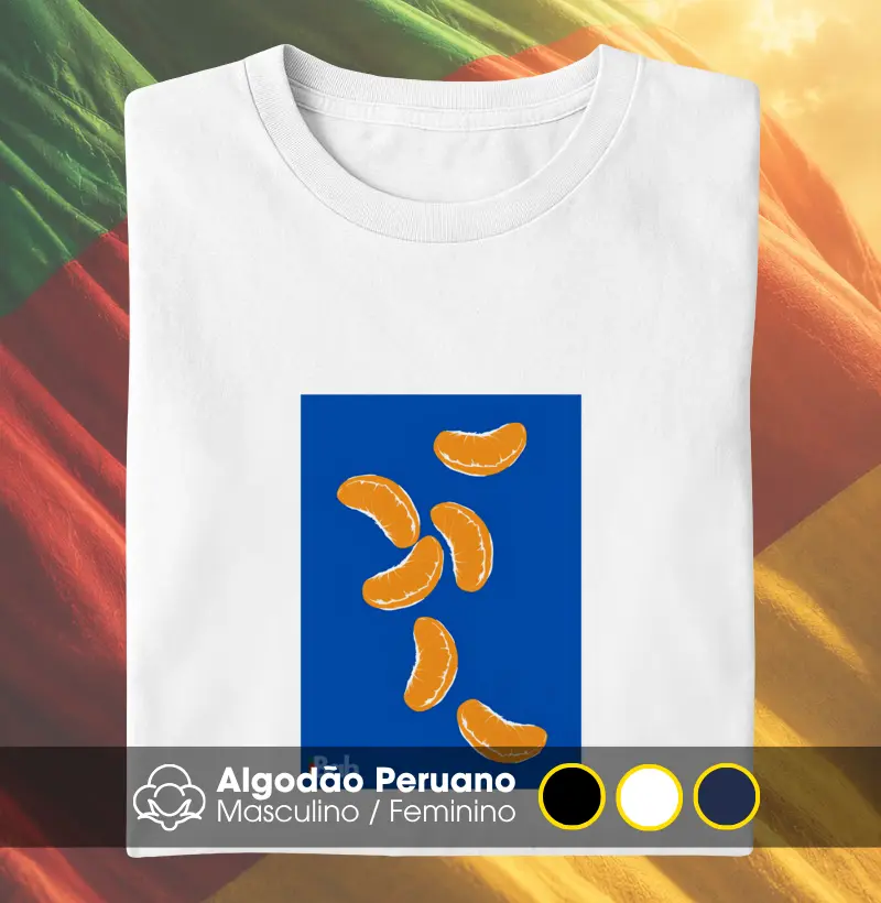 Bergamota - Camiseta Algodão Peruano