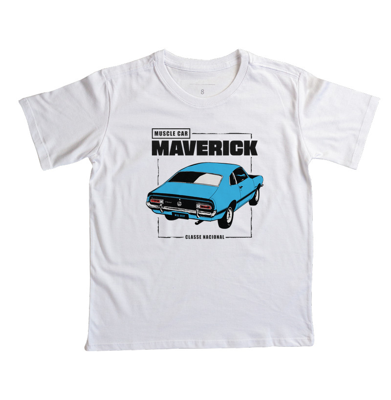 Maverick Muscle Car | Azul - Camiseta Infantil