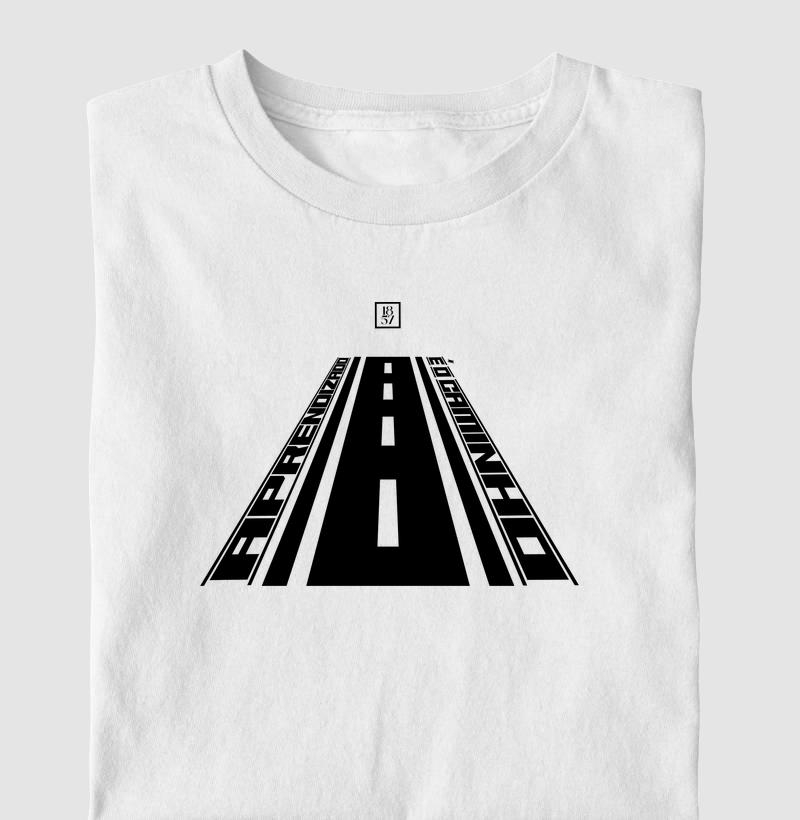 Camiseta Aprendizado é o Caminho