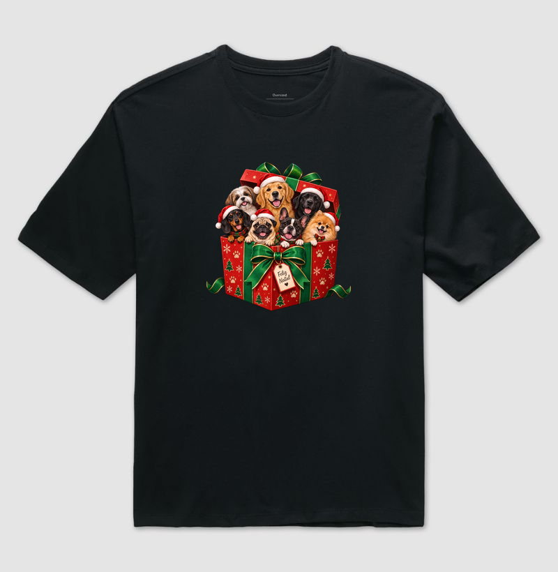 Presente de Natal - Camiseta Oversized