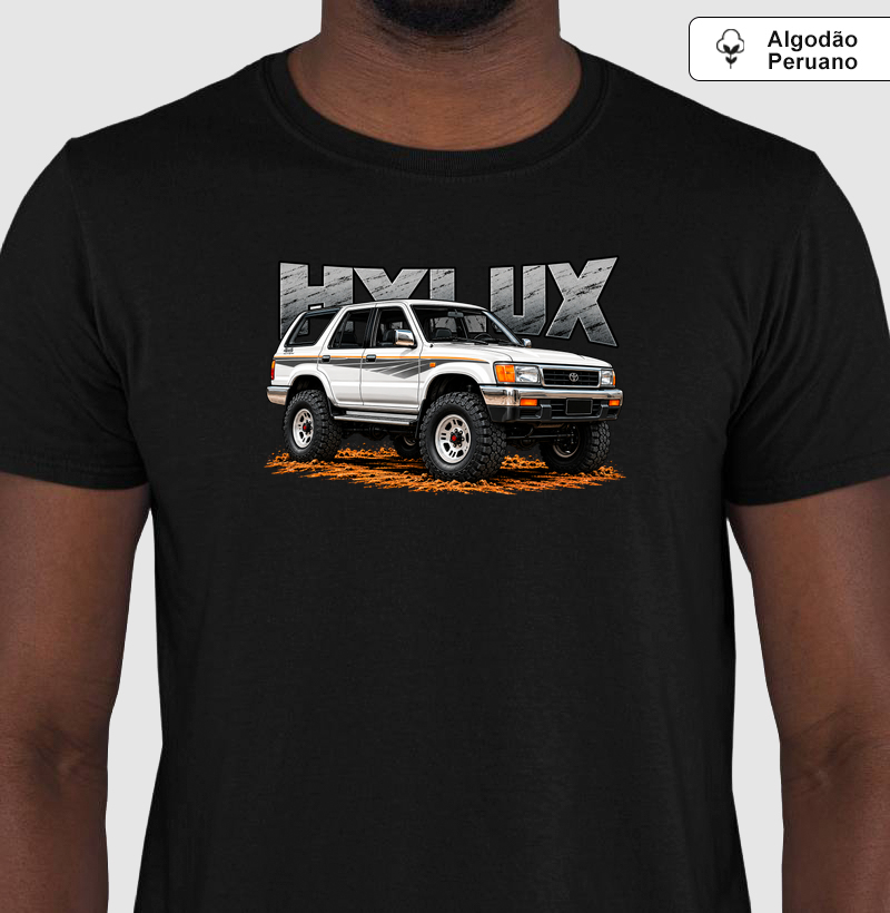 Camiseta em algodão peruano Hylux - Camiseta Algodão Peruano