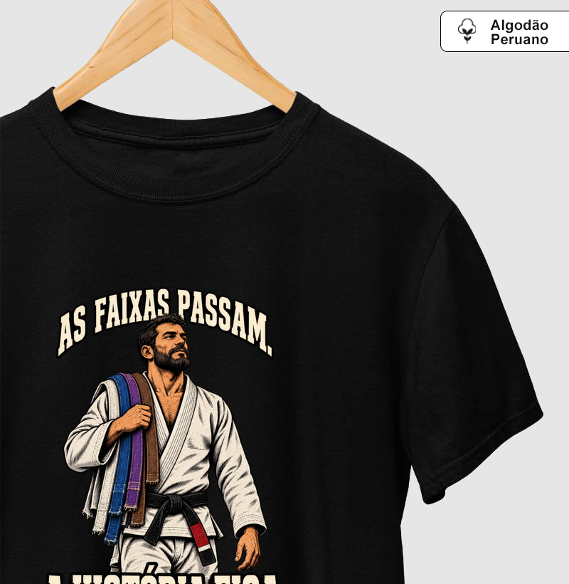 A História Fica - Camiseta Algodão Peruano