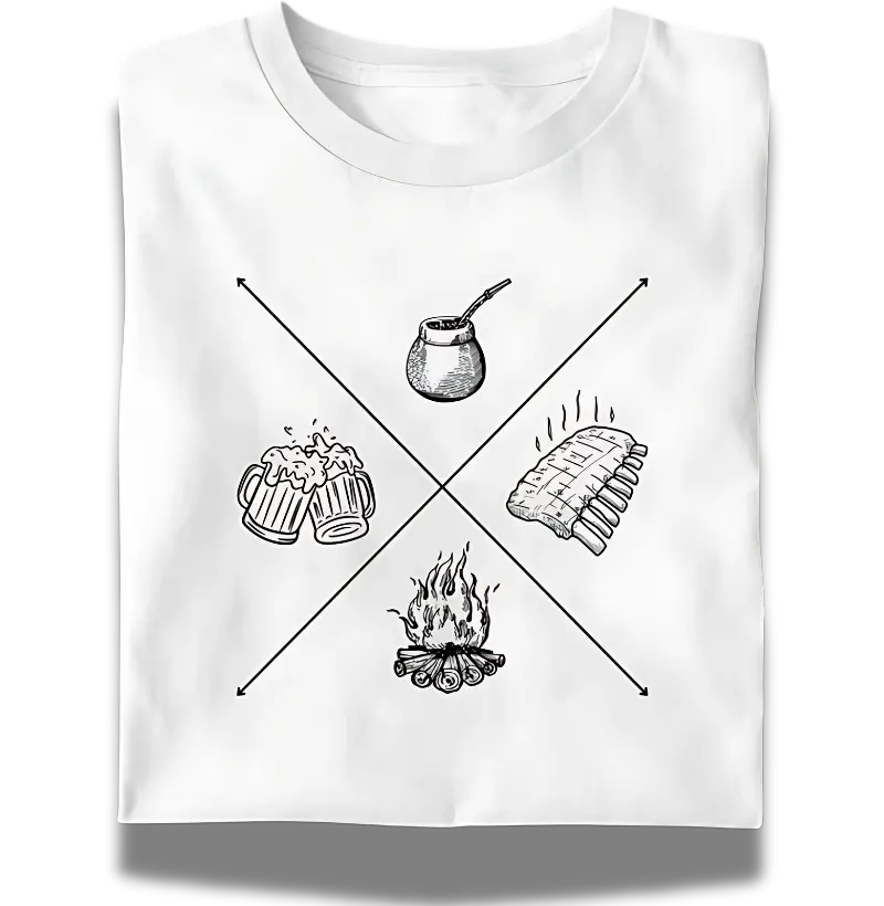 Camiseta Assado y Mate y Ceva
