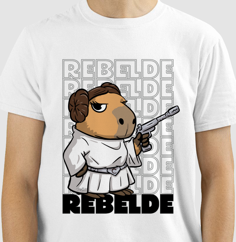 Camiseta Capivara Princesa
