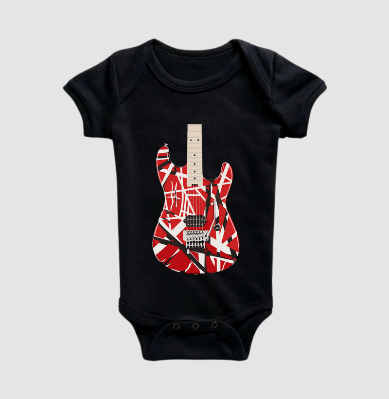 Frankenstrat Guitar: Red 'n' Black Edition