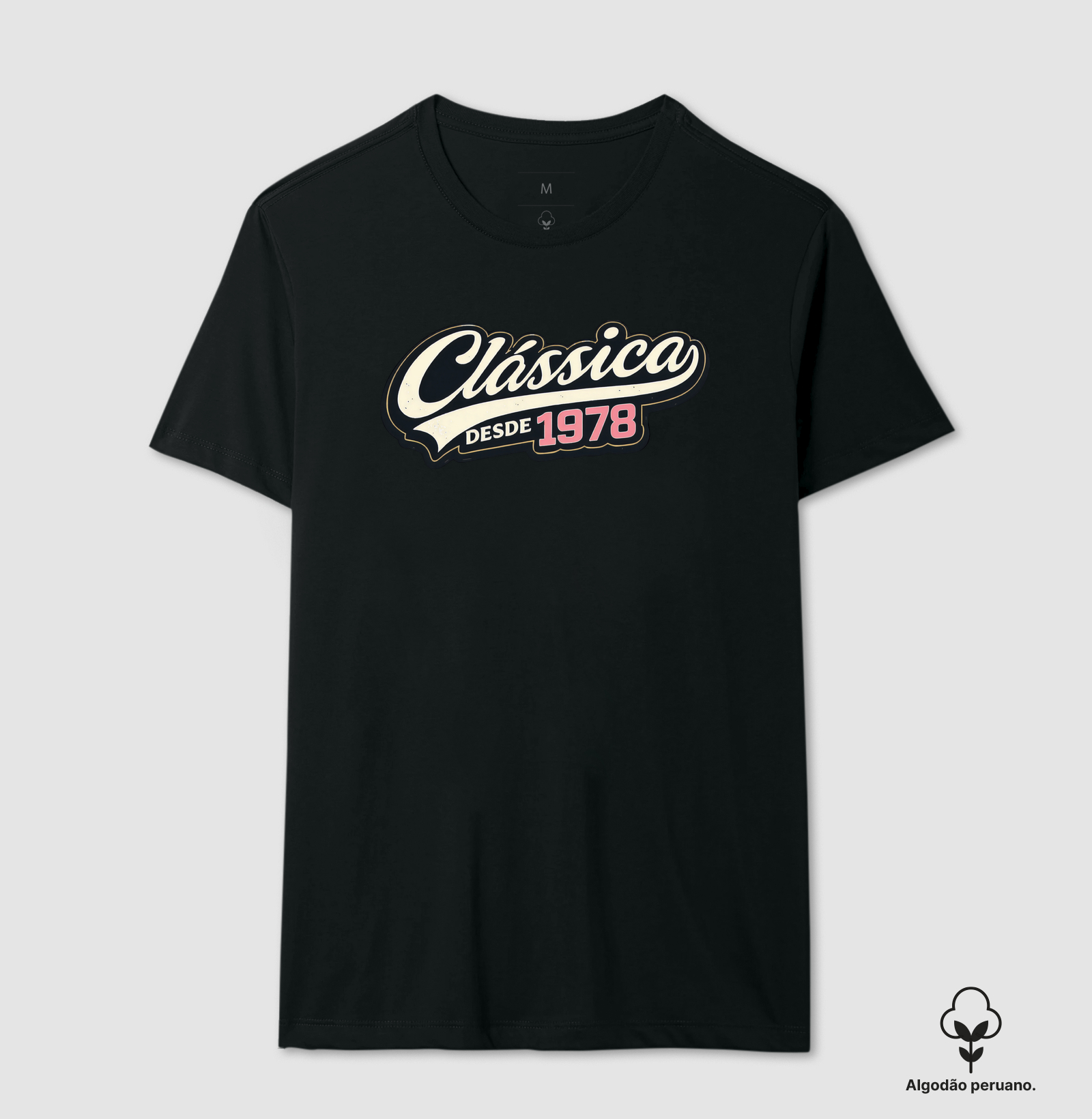 CLÁSSICA 1978 - Camiseta Algodão Peruano