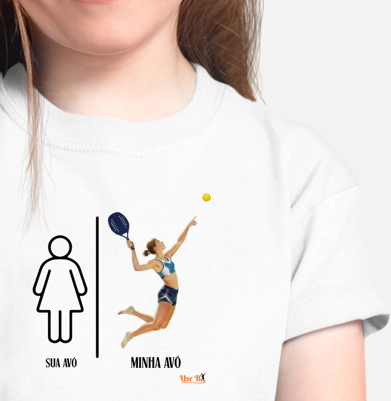 Sou mais minha avó - Camiseta Infantil