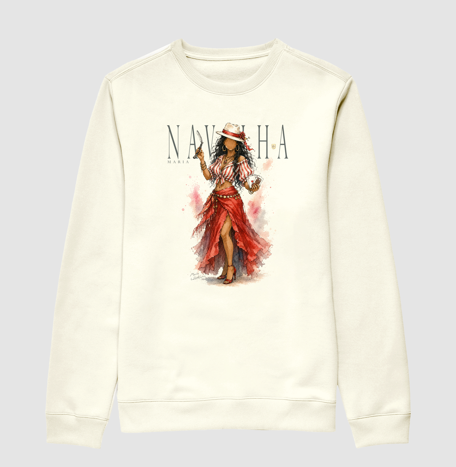 Maria Navalha Maria Patuá - Suéter Moletom
