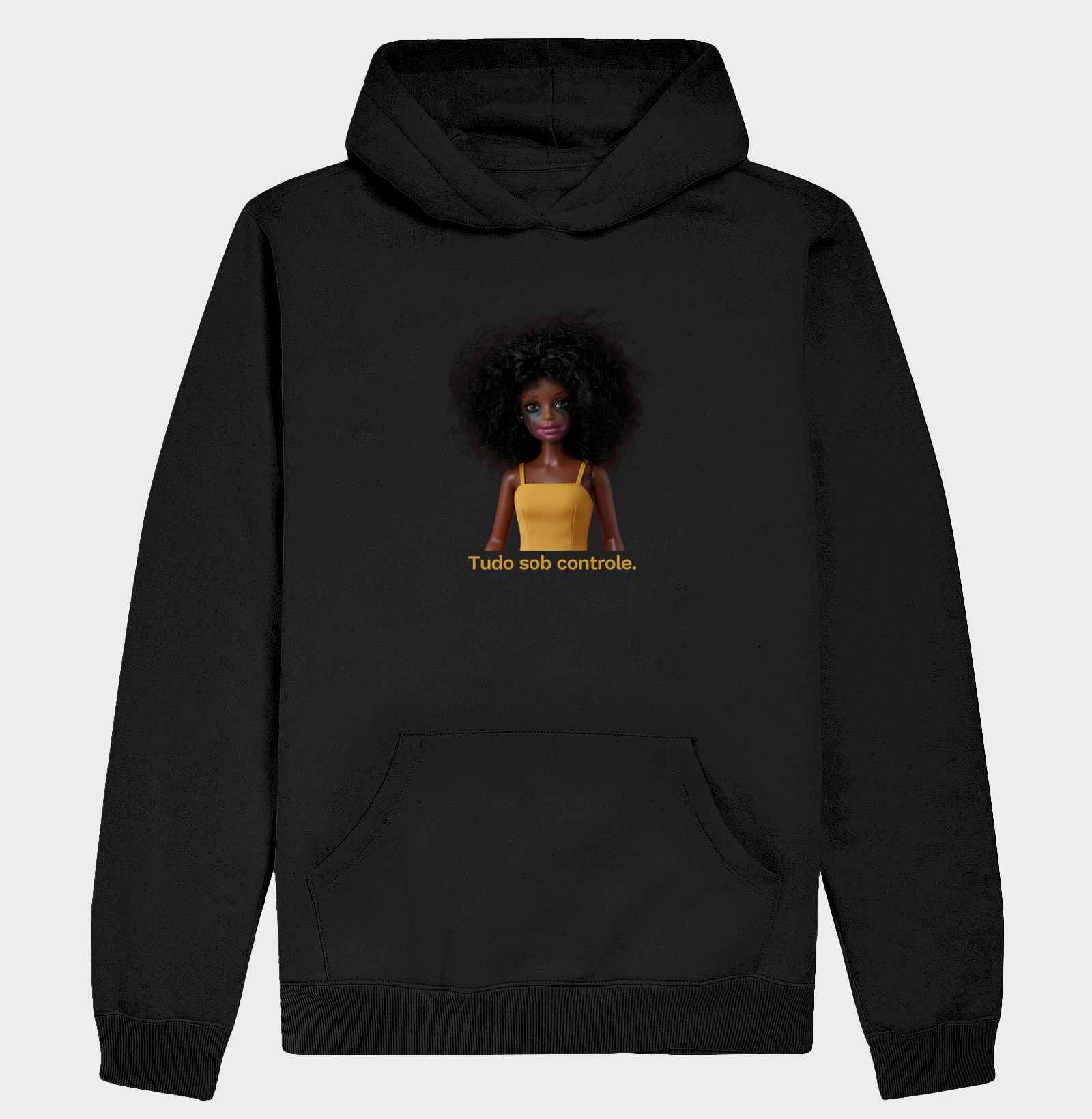 Tudo sob controle negra - Hoodie Moletom