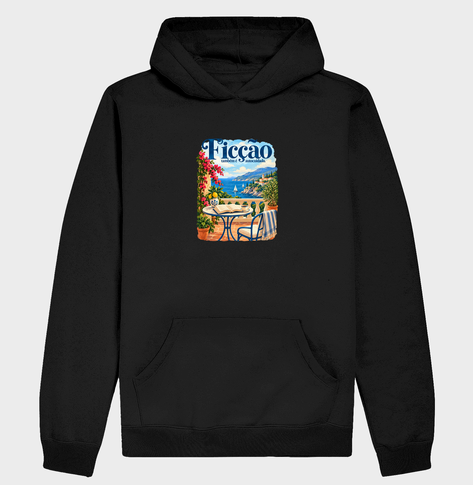 Ficção Também é Autocuidado - Hoodie Moletom