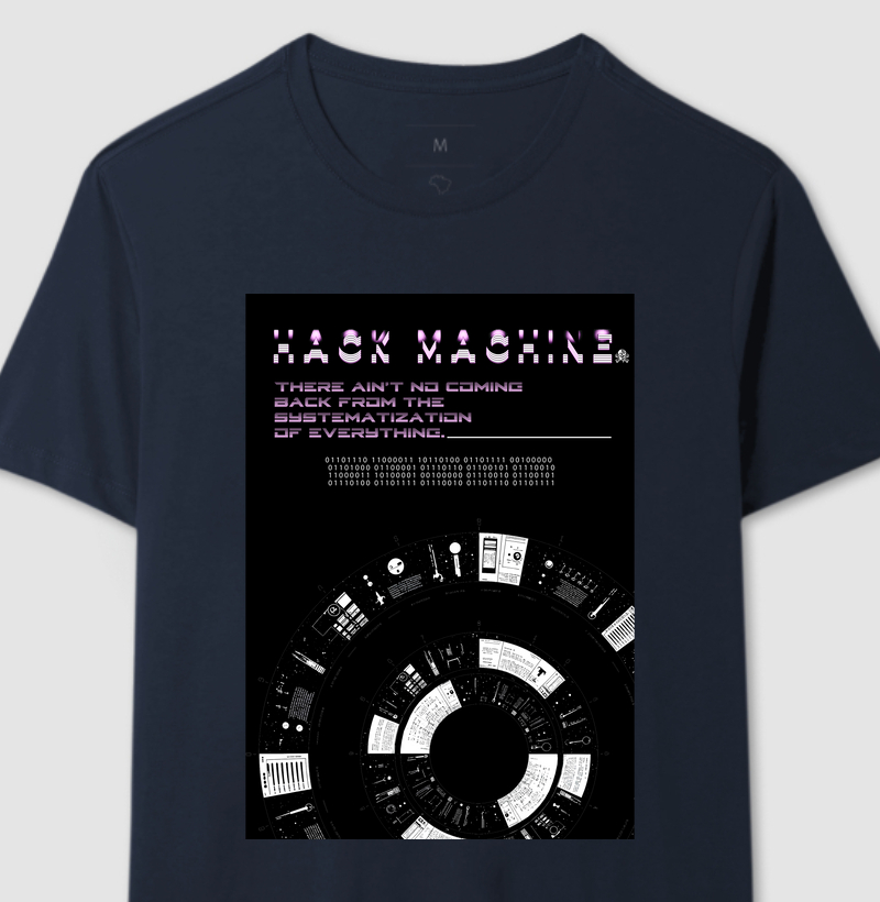 Camiseta Hack Machine – Code Mandala / Machine Stories™