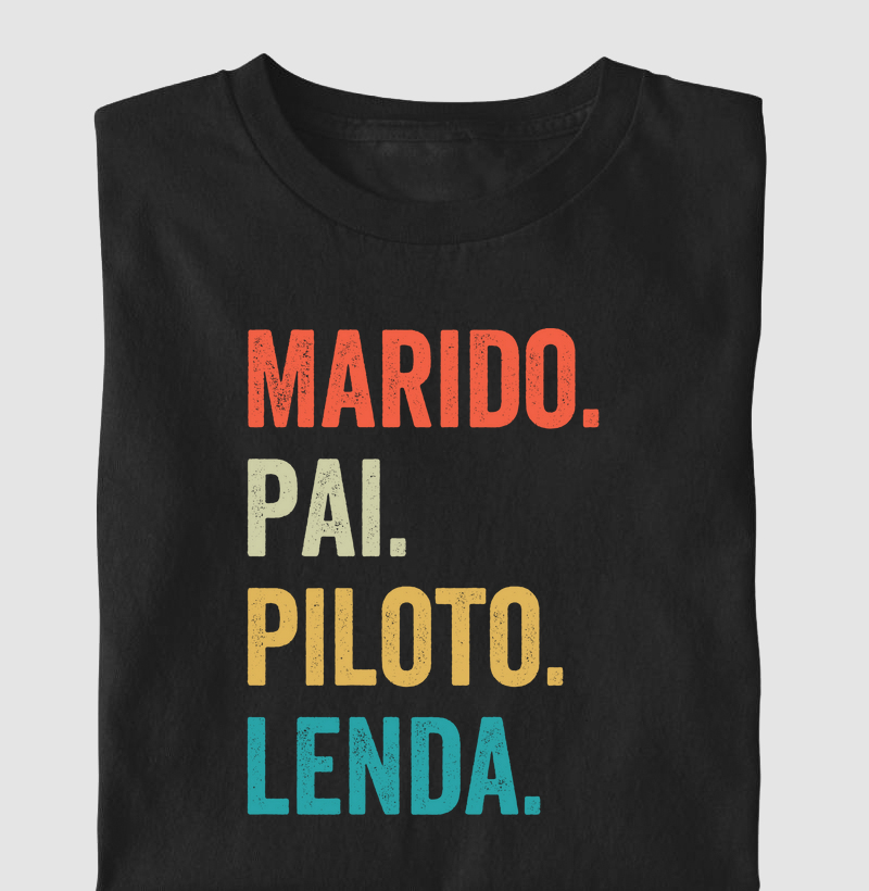 Marido. Pai. Piloto. Lenda.