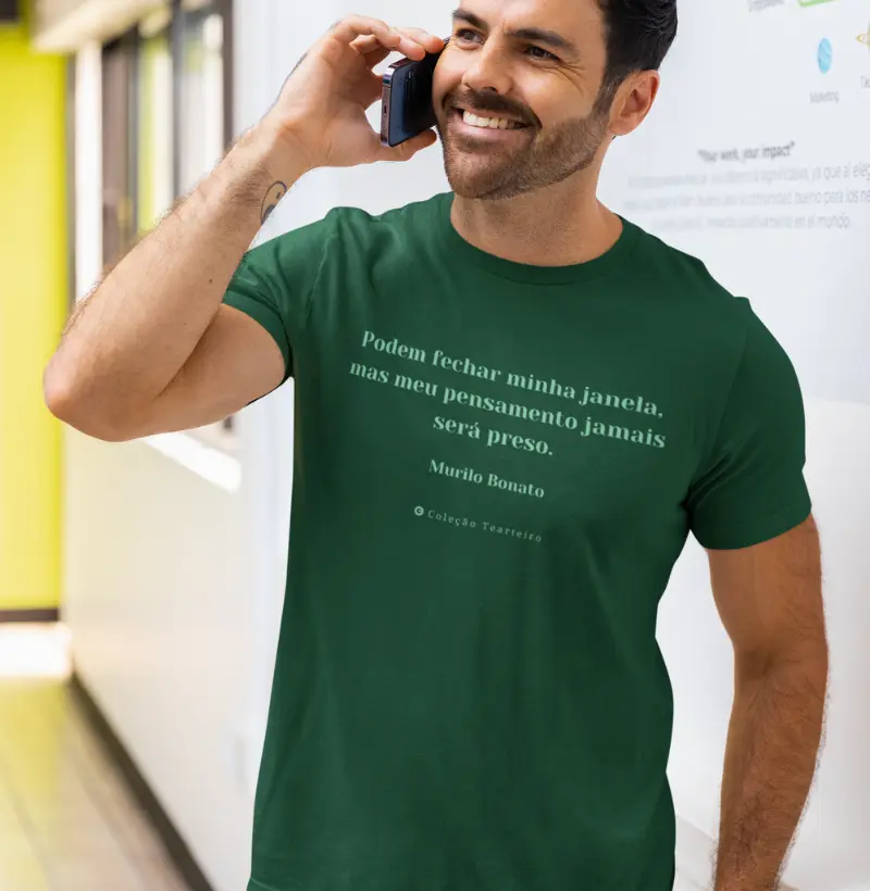 Camiseta Adulto Pensamento by Murilo Bonato