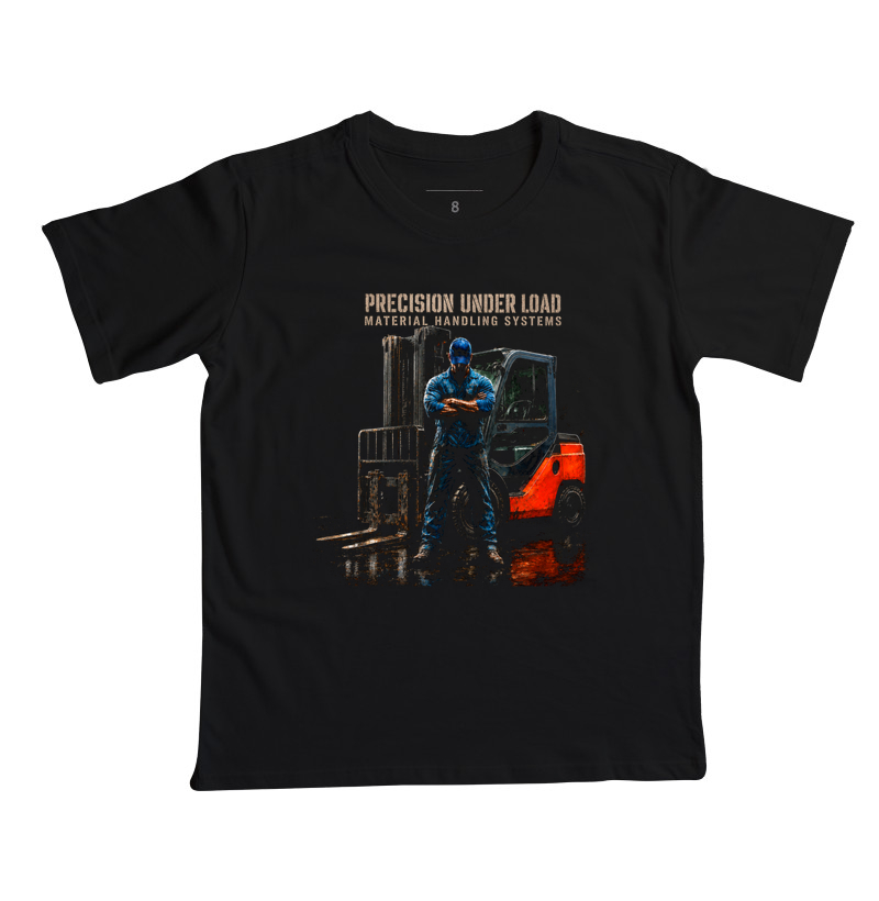 Empilhadeira - Precision Under Load - Camiseta Infantil
