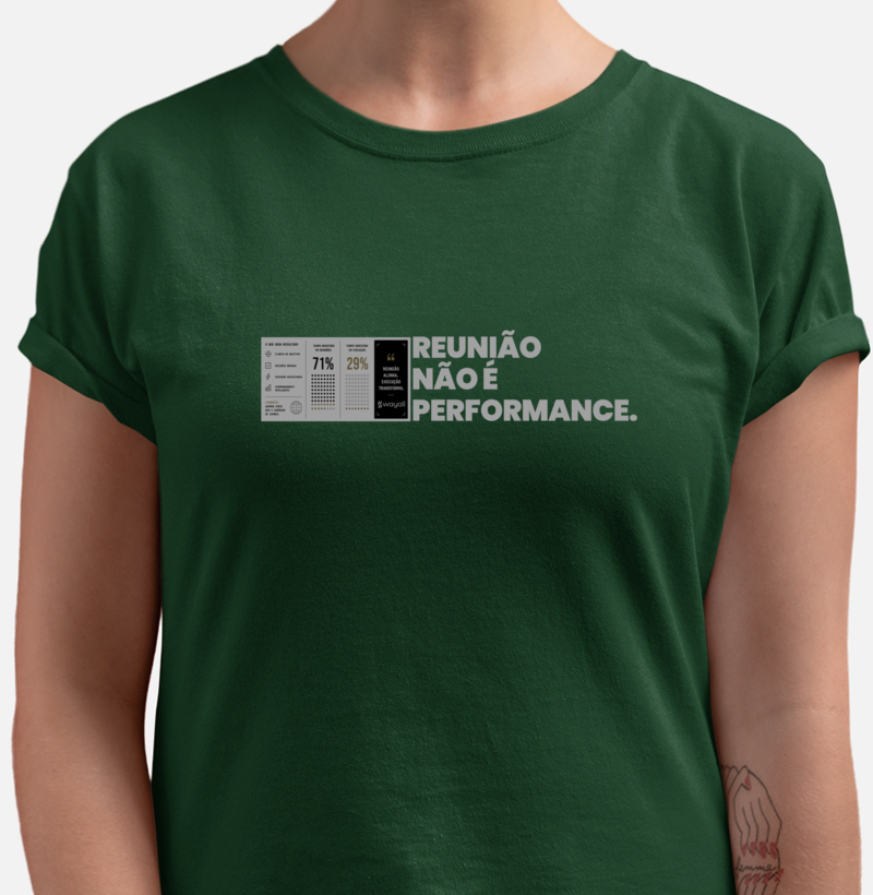 Reunião não é performance