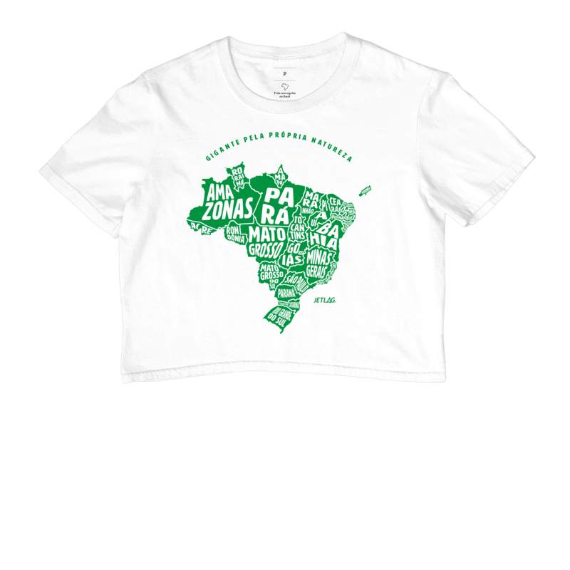Gigante pela própria natureza - Personalizável - mapa verde