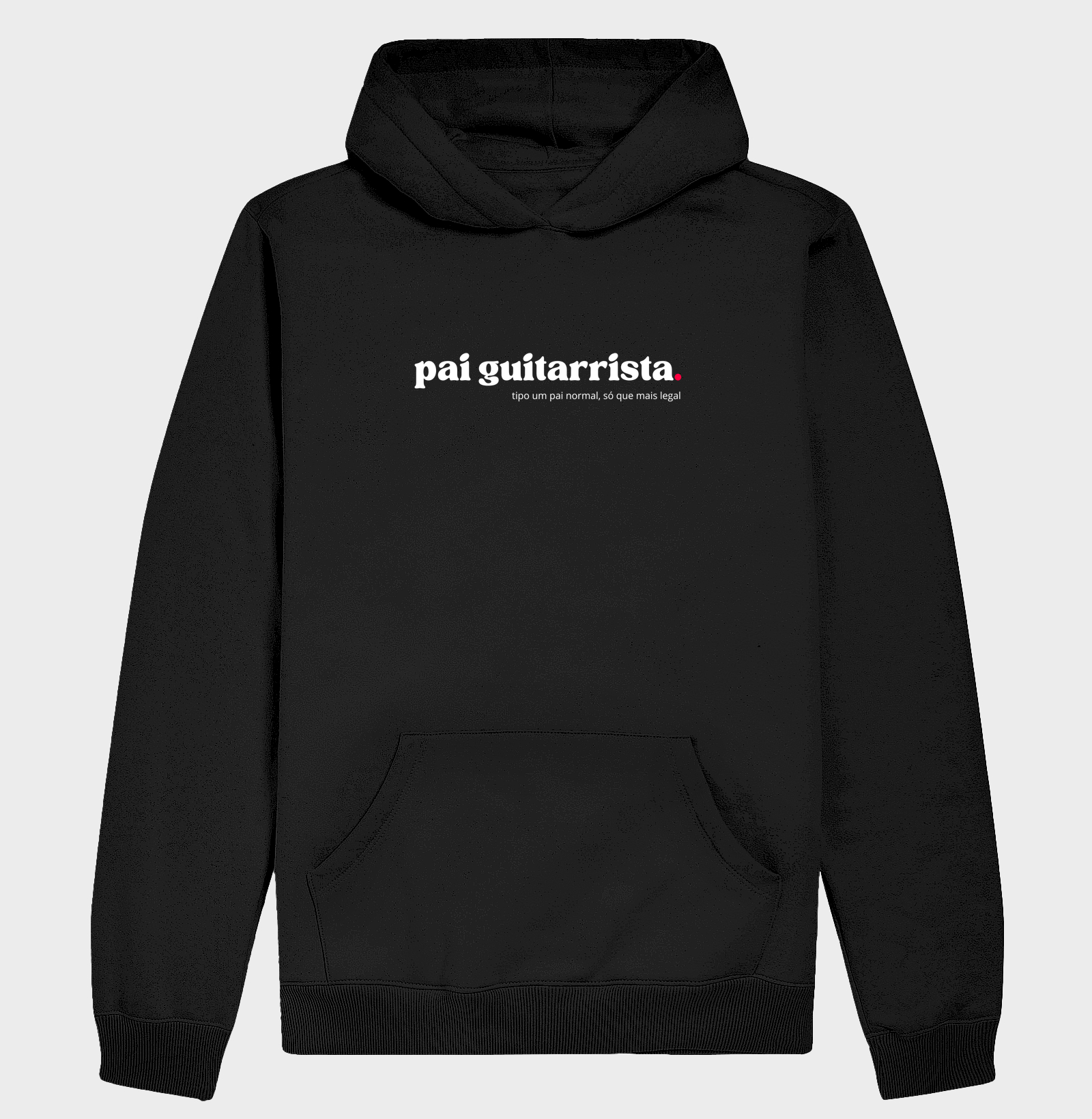 Pai guitarrista, só que mais legal - Hoodie Moletom