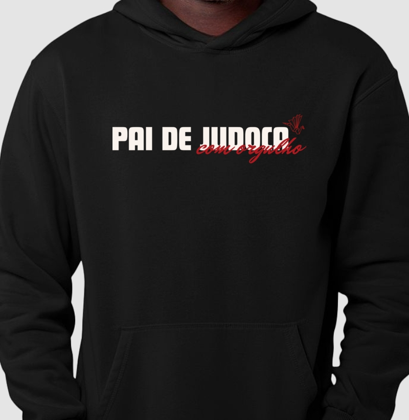 Pai de judoca com orgulho