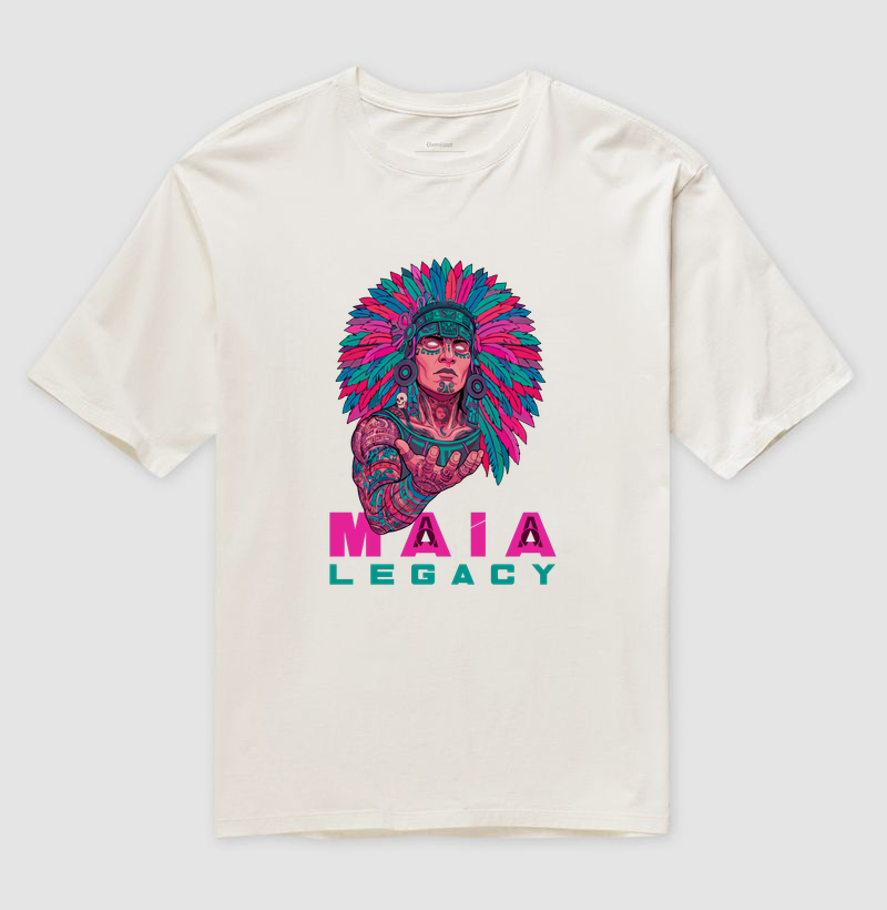 Camiseta Oversized Maia Legacy | Gizé — Aion Abstract