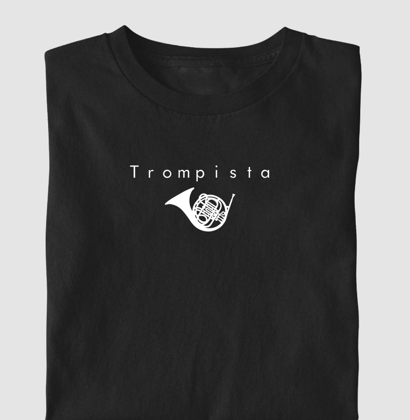 Camiseta Infantil Trompa Minimalista - M1