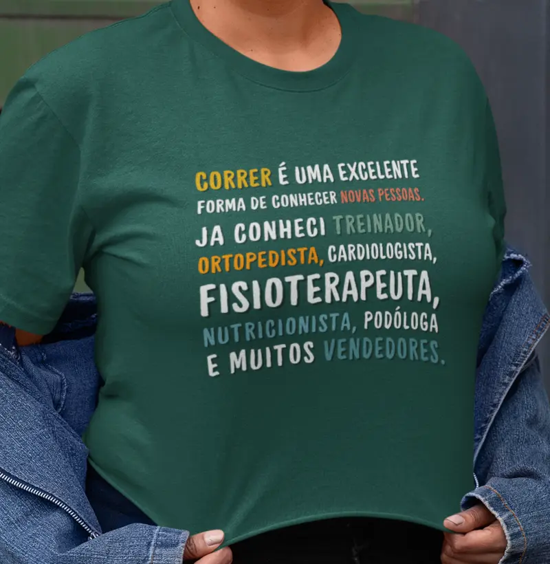 Correr e conhecer pessoas