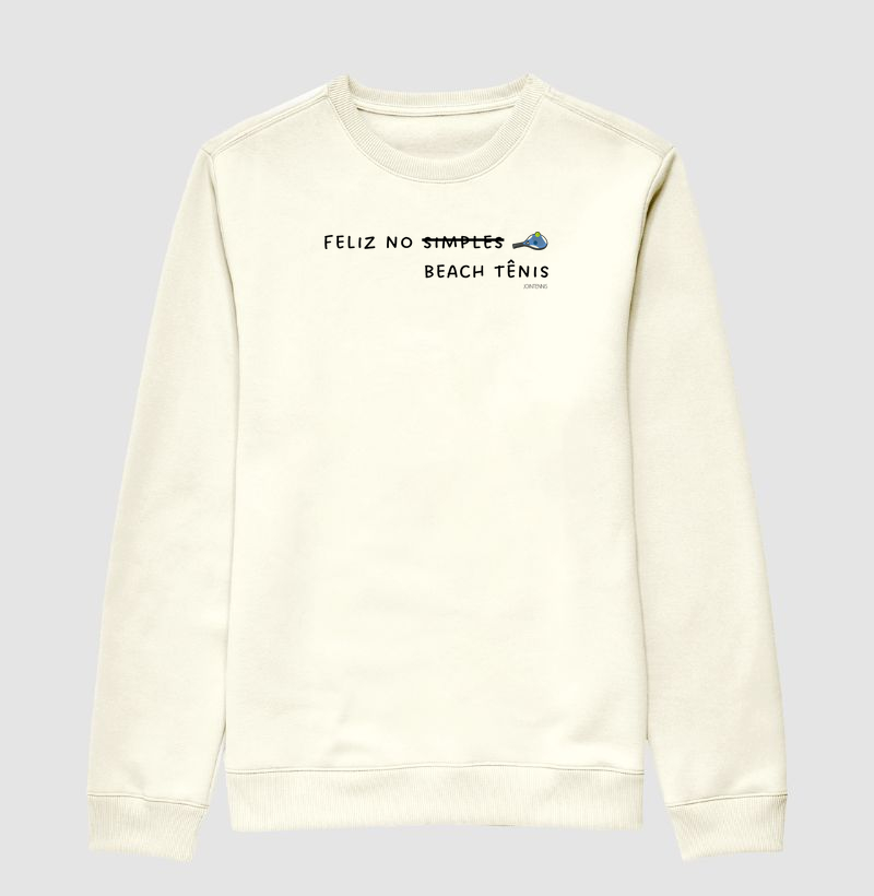 Feliz no beach tênis - Moletom