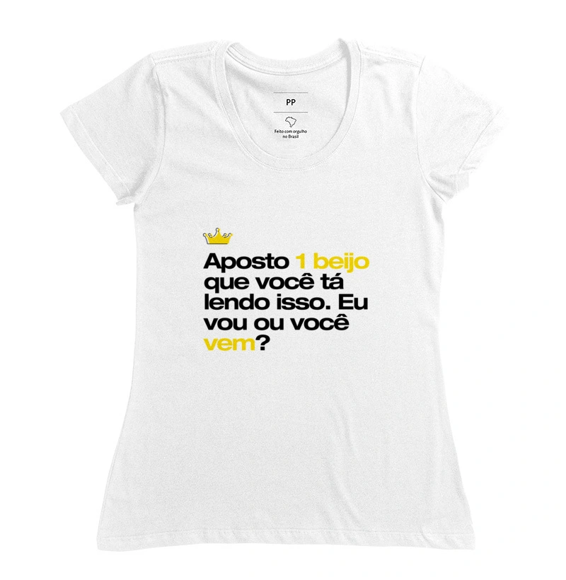 Aposto 1 beijo que você tá lendo isso Eu vou ou você vem