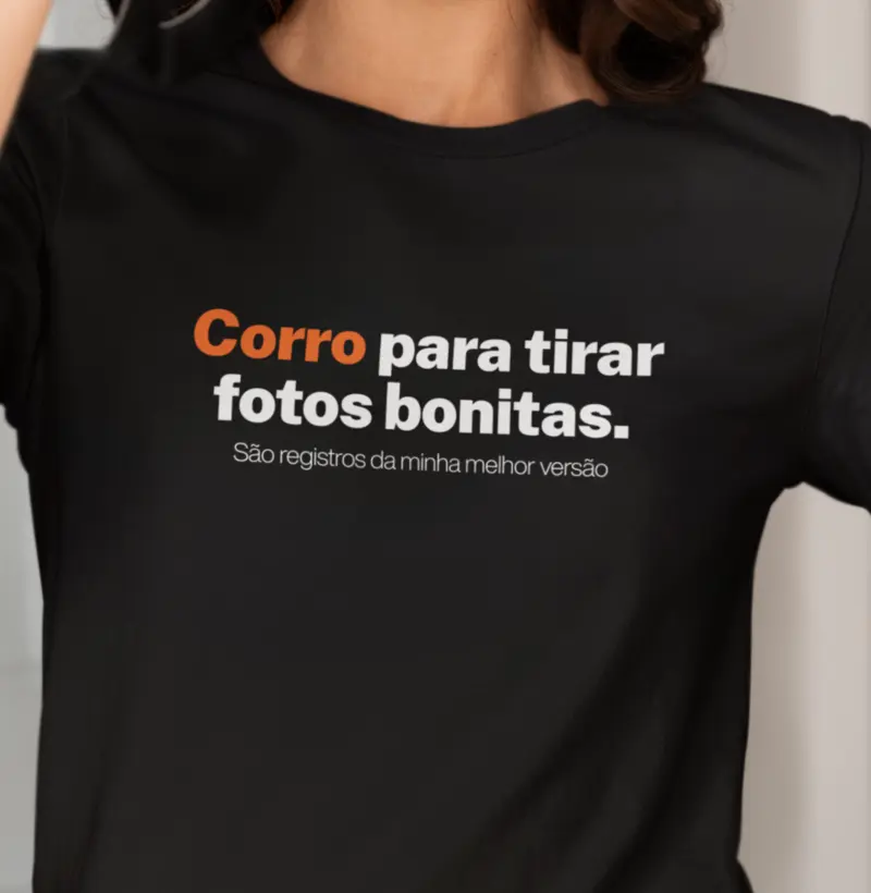 Corro para tirar fotos bonitas