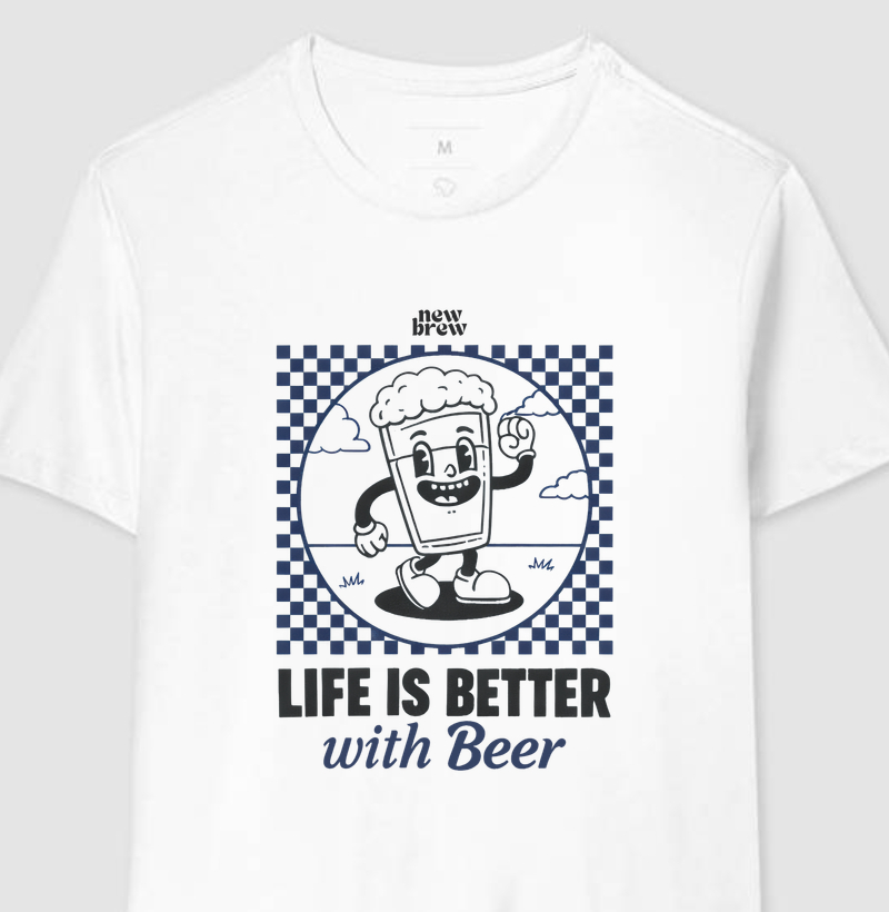 Life Is Better With Beer Retro - New Brew