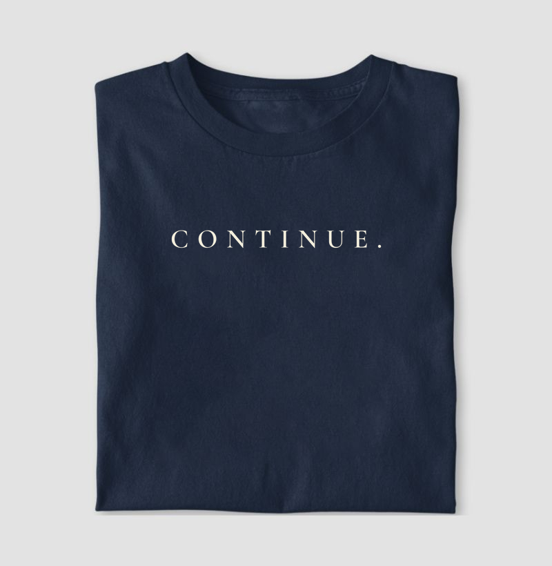 Camiseta Continue.