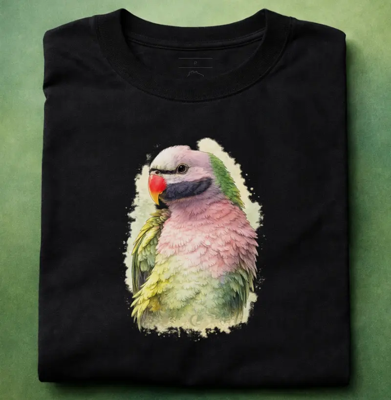 Camiseta Moustached Parakeet