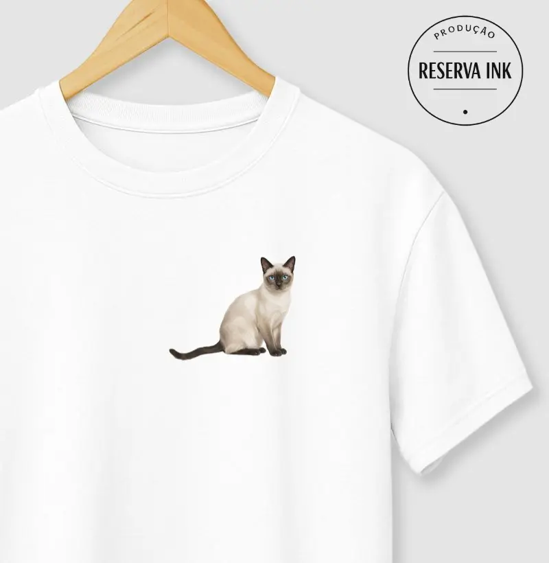Gato Tonquinês Minimalista