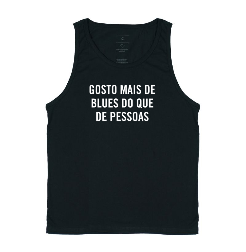 Gosto mais de Blues do que de pessoas