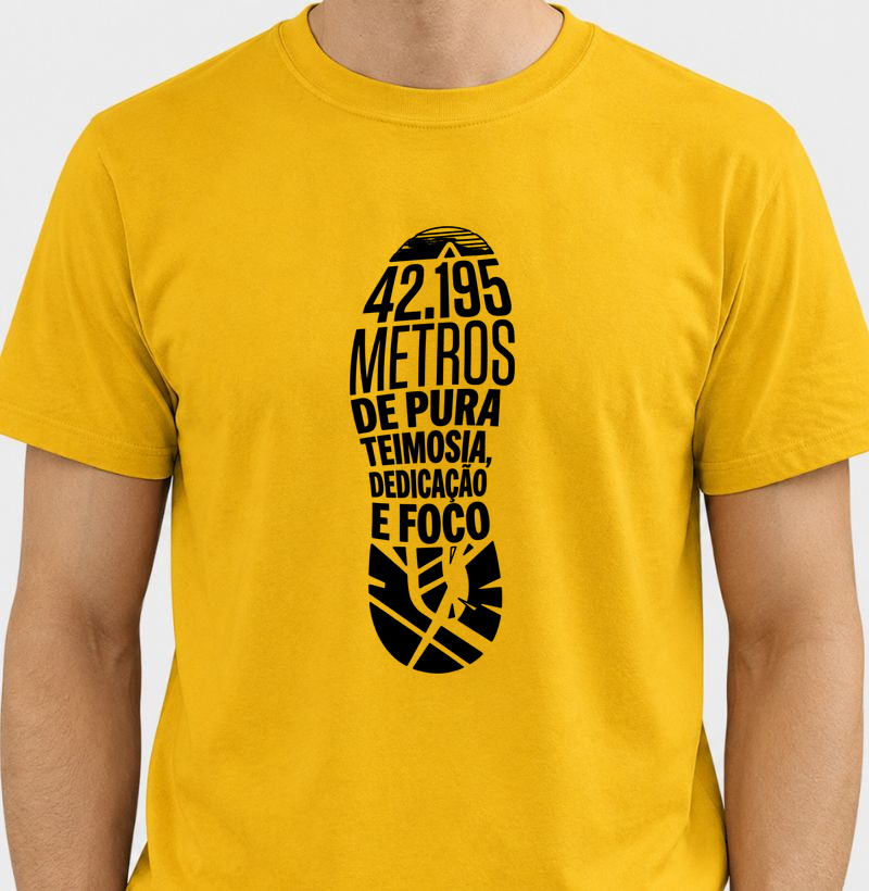 Camiseta 42km - Pura Teimosia