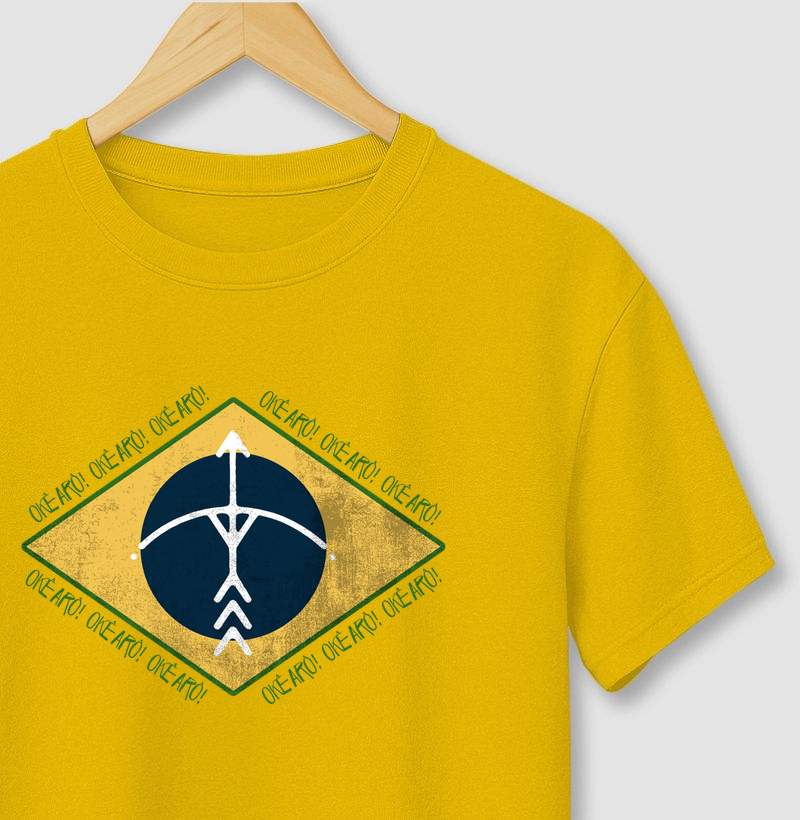 Camiseta - Oxóssi na torcida