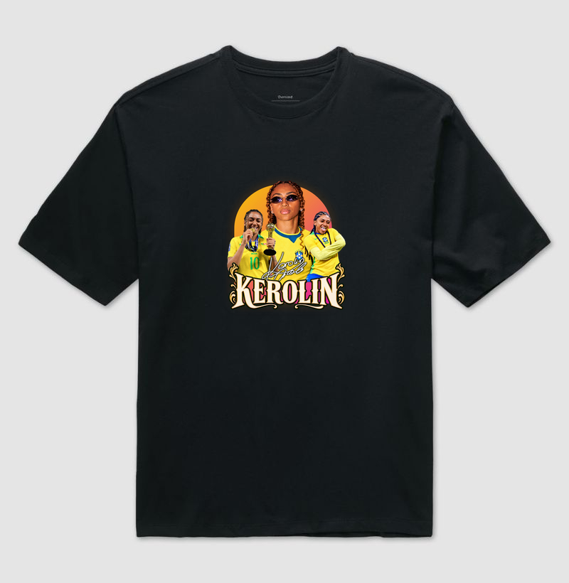 Kerolin — Futebol Brasileiro - Camiseta Oversized