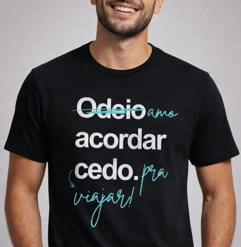Amo acordar cedo