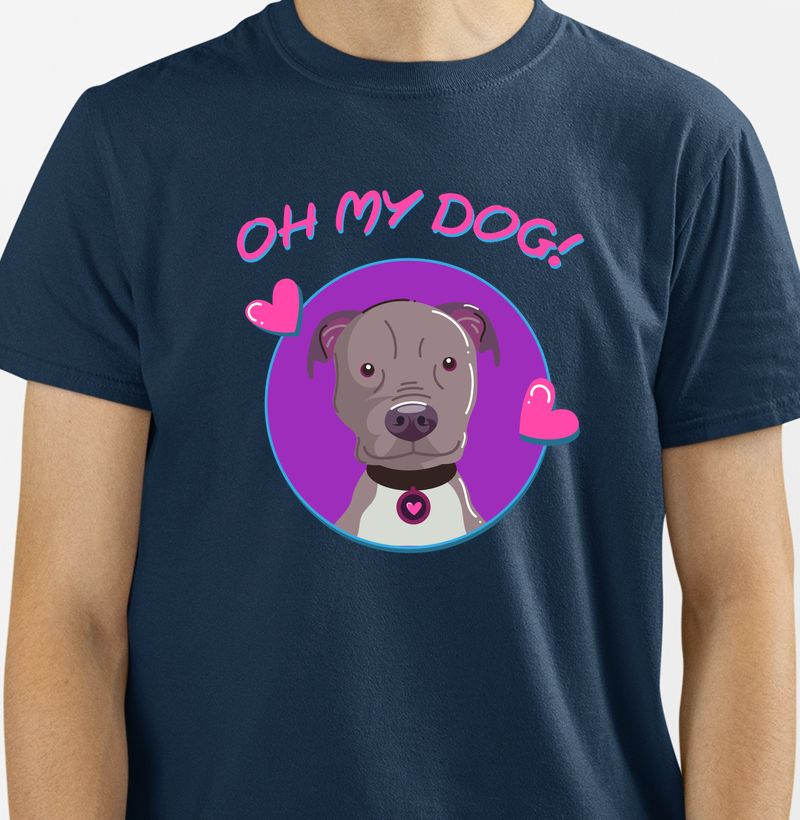 CAMISETA COM ESTAMPA OH MY DOG!