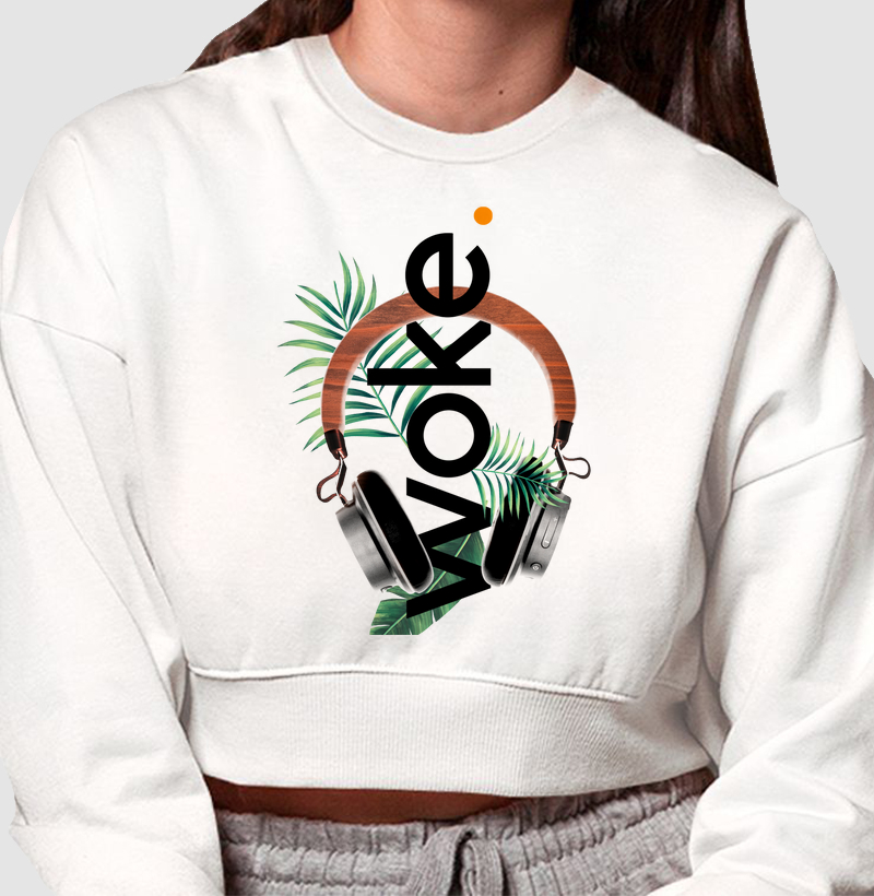 Cropped Woke Head Fone